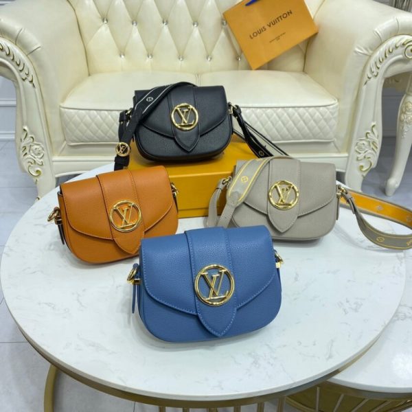 Replica LV Pont 9 Soft PM M58729 Golden Siena Bag - Image 15