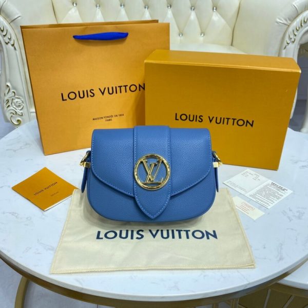 LV Pont 9 Soft PM Replica in Blue - Stylish Handbag M58964 - Image 3