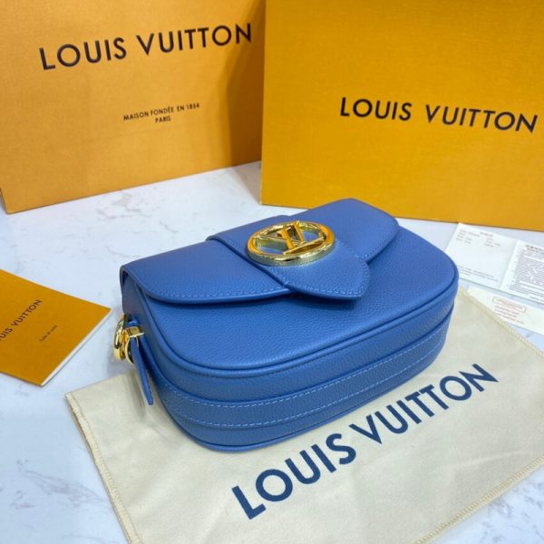 LV Pont 9 Soft PM Replica in Blue - Stylish Handbag M58964 - Image 6