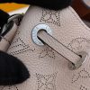 Best Replicas Bags - Replica Louis Vuitton Mahina Bella Tote Cream Leather M59203 Shop For Best Louis Vuitton LV Replica Bags With Cheap Price
