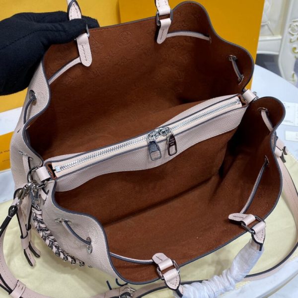 Replica Louis Vuitton Mahina Bella Tote Cream Leather M59203 - Image 16
