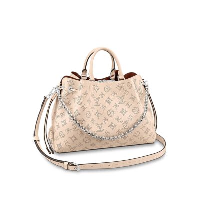 Replica Louis Vuitton Mahina Bella Tote Cream Leather M59203