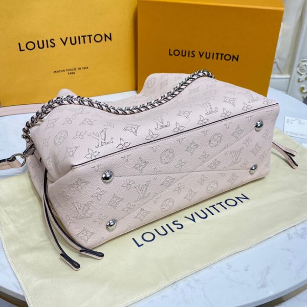 Replica Louis Vuitton Mahina Bella Tote Cream Leather M59203 - Image 10