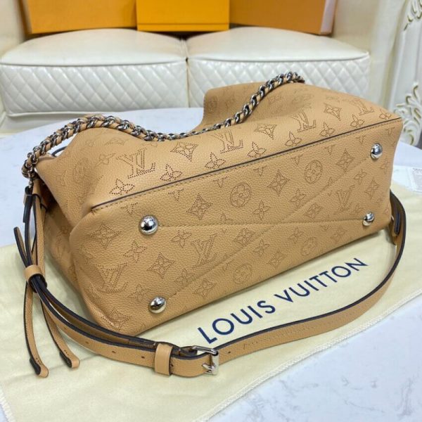 Replica LV Mahina Bella Tote in Arizona Brown Leather - Image 8
