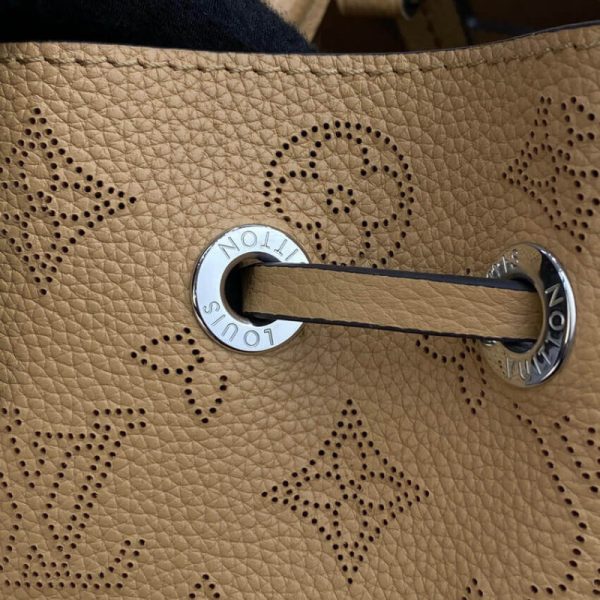 Replica LV Mahina Bella Tote in Arizona Brown Leather - Image 10