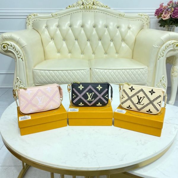 Replica LV Mini Pochette Accessoires in Brown Monogram - Image 14
