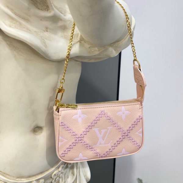 Replica LV Mini Pochette Accessoires in Brown Monogram - Image 4
