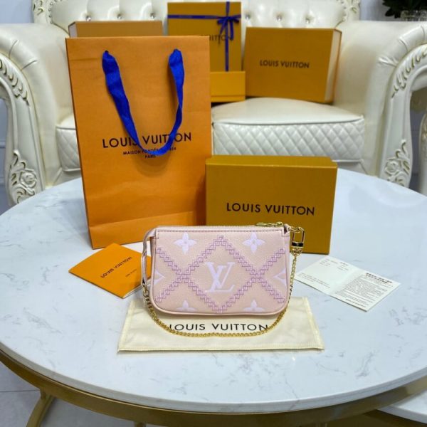 Replica LV Mini Pochette Accessoires in Brown Monogram - Image 7