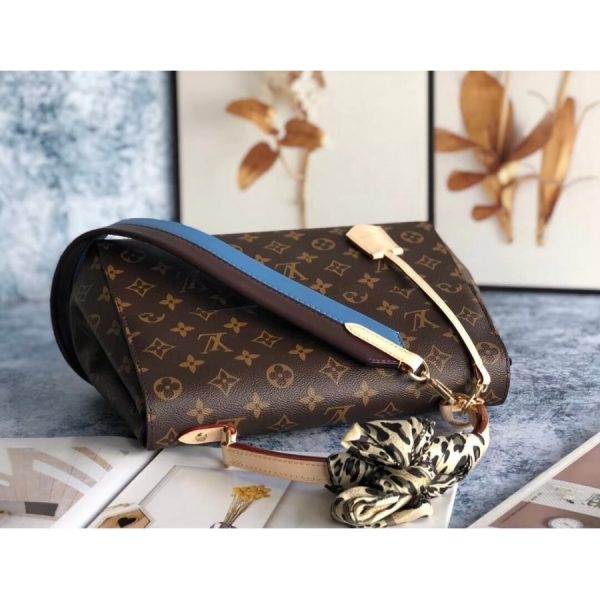 Replica LV Monogram Canvas Cluny MM M42735 Handbag - Image 6