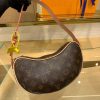 Best Replicas Bags - Replica Louis Vuitton Monogram Croissant PM Bag M51511 Shop For Best Louis Vuitton LV Replica Bags With Cheap Price