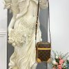 Best Replicas Bags - LV Monogram Canvas Danube Crossbody Bag Replica M45266 Shop For Best Louis Vuitton LV Replica Bags With Cheap Price