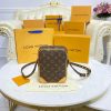 Best Replicas Bags - LV Monogram Canvas Danube Crossbody Bag Replica M45266 Shop For Best Louis Vuitton LV Replica Bags With Cheap Price