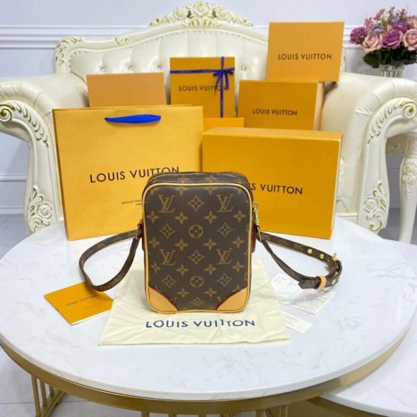 LV Monogram Canvas Danube Crossbody Bag Replica M45266 - Image 4