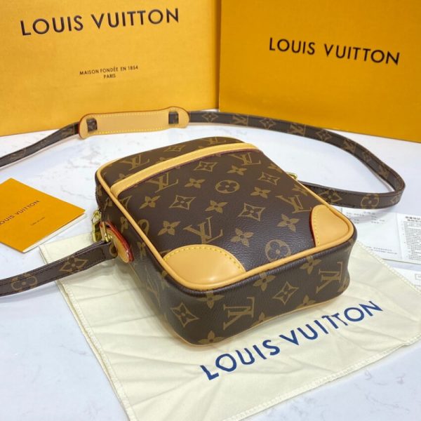 LV Monogram Canvas Danube Crossbody Bag Replica M45266 - Image 5