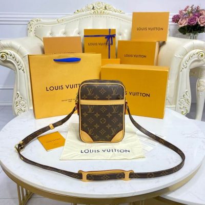 LV Monogram Canvas Danube Crossbody Bag Replica M45266