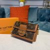 Best Replicas Bags - Louis Vuitton Monogram Dauphine Chain Wallet Replica M68746 Shop For Best Louis Vuitton LV Replica Bags With Cheap Price