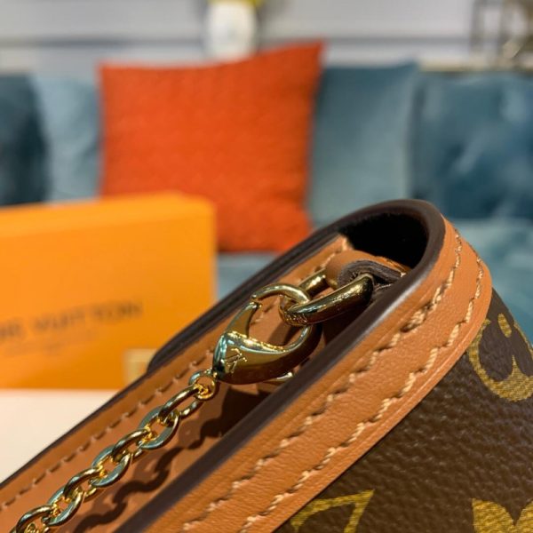 Louis Vuitton Monogram Dauphine Chain Wallet Replica M68746 - Image 7