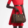 Best Replicas Bags - LV Monogram Flower Tote M43550 Black Replica Canvas Bag Shop For Best Louis Vuitton LV Replica Bags With Cheap Price
