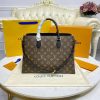 Best Replicas Bags - LV Monogram Flower Tote M43550 Black Replica Canvas Bag Shop For Best Louis Vuitton LV Replica Bags With Cheap Price