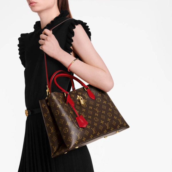 Louis Vuitton Monogram Flower Tote in Red – M43553 Replica - Image 2