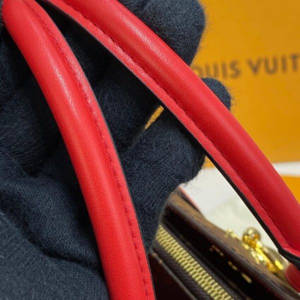 Louis Vuitton Monogram Flower Tote in Red – M43553 Replica - Image 11