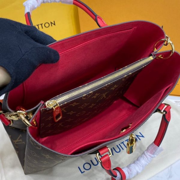 Louis Vuitton Monogram Flower Tote in Red – M43553 Replica - Image 13