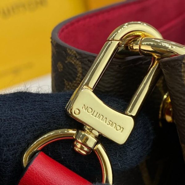 Louis Vuitton Monogram Flower Tote in Red – M43553 Replica - Image 17