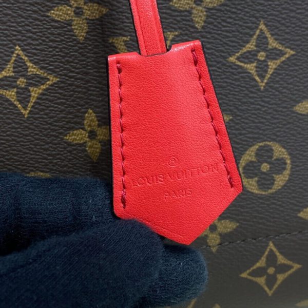 Louis Vuitton Monogram Flower Tote in Red – M43553 Replica - Image 9
