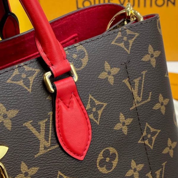 Louis Vuitton Monogram Flower Tote in Red – M43553 Replica - Image 10