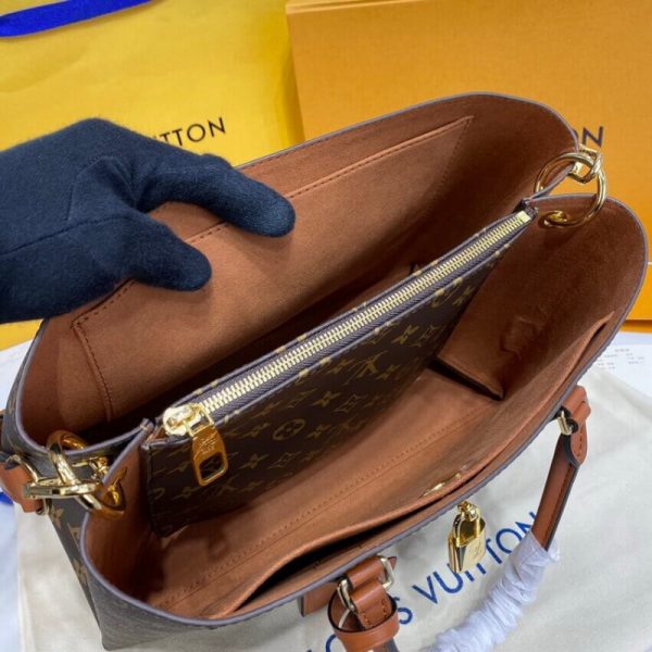 Replica LV Monogram Flower Tote Caramel M43770 - Image 12