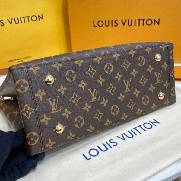 Replica LV Monogram Flower Tote Caramel M43770 - Image 6