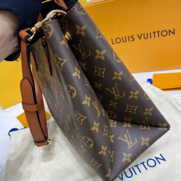 Replica LV Monogram Flower Tote Caramel M43770 - Image 7