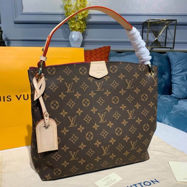 Replica LV Monogram Canvas Graceful PM Bag M43700 - Image 4