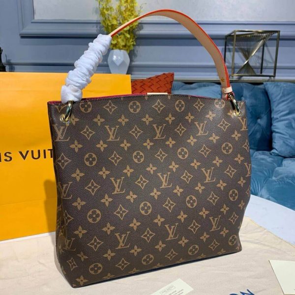 Replica LV Monogram Canvas Graceful PM Bag M43700 - Image 5