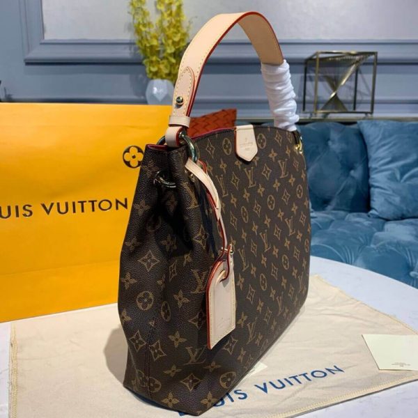Replica LV Monogram Canvas Graceful PM Bag M43700 - Image 6