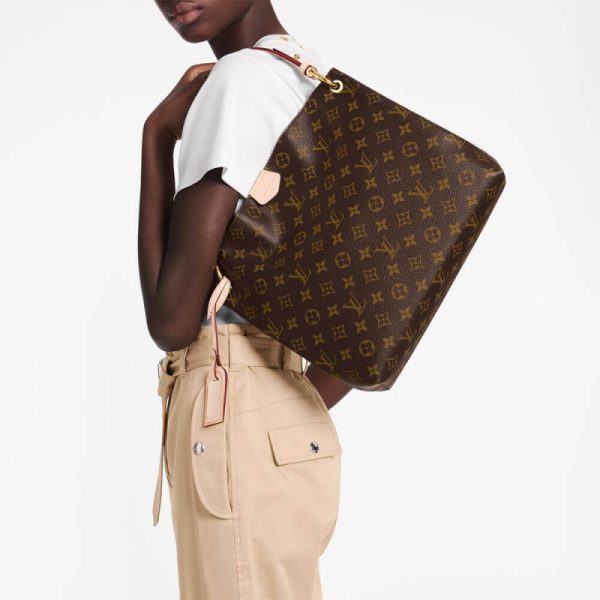 Replica LV Monogram Canvas Graceful PM M43701 Handbag - Image 2