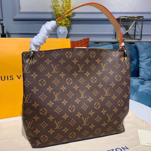 Replica LV Monogram Canvas Graceful PM M43701 Handbag - Image 5