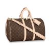 Best Replicas Bags - LV Monogram Keepall Bandouliere 45 Replica Travel Bag M41418 Shop For Best Louis Vuitton LV Replica Bags With Cheap Price