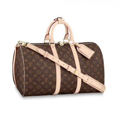 LV Monogram Keepall Bandouliere 45 Replica Travel Bag M41418