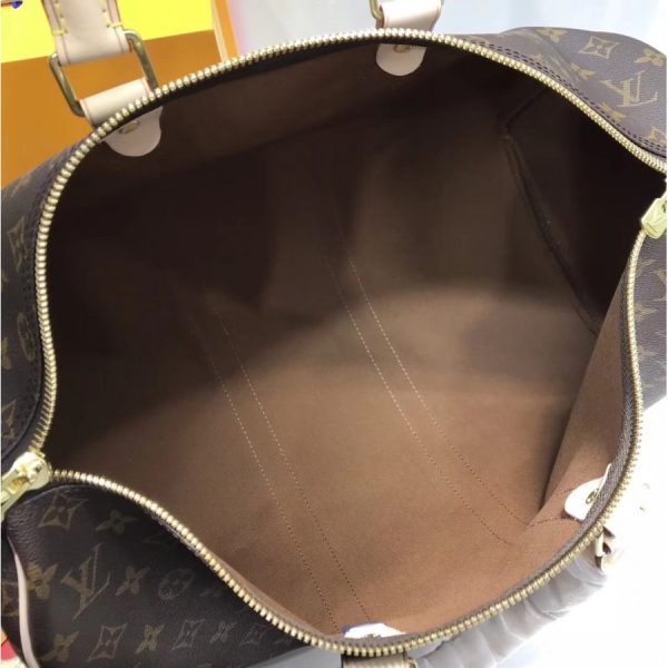 LV Monogram Keepall Bandouliere 45 Replica Travel Bag M41418 - Image 9