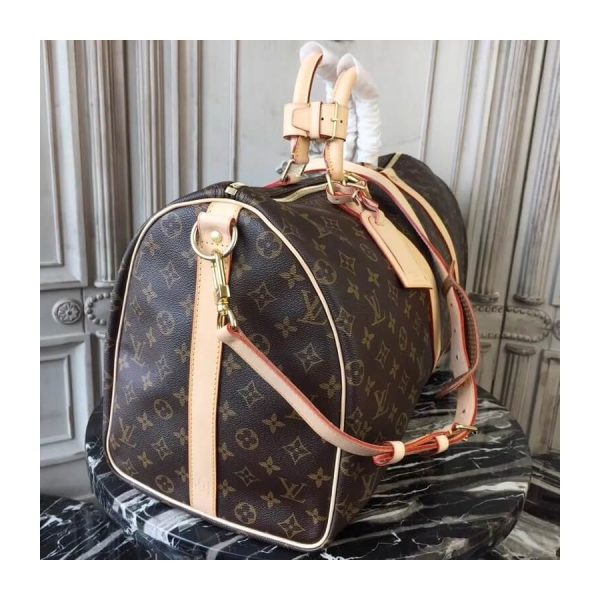 Louis Vuitton Monogram Keepall Bandouliere 50 Replica Bag - Image 3