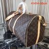Best Replicas Bags - LV Monogram Canvas Keepall 55 Replica Bag M41414 Shop For Best Louis Vuitton LV Replica Bags With Cheap Price