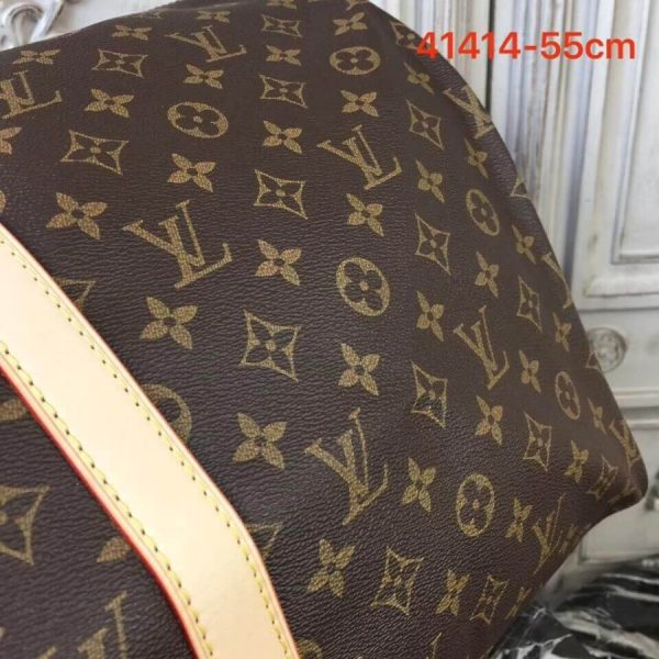 LV Monogram Canvas Keepall 55 Replica Bag M41414 - Image 7