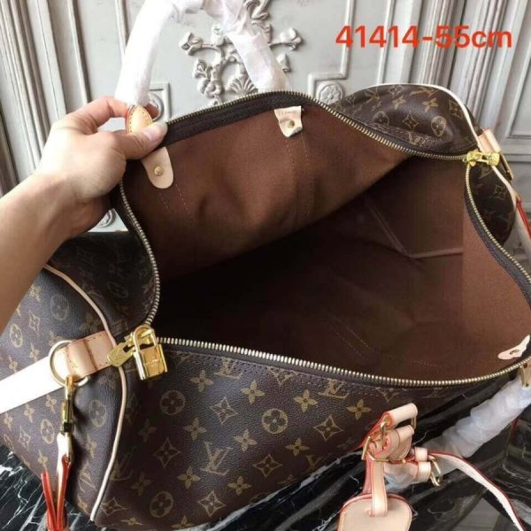 LV Monogram Canvas Keepall 55 Replica Bag M41414 - Image 9