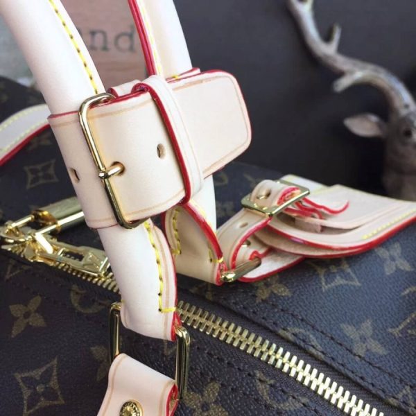 Louis Vuitton Monogram Keepall Bandouliere 60 Travel Bag Replica - Image 8