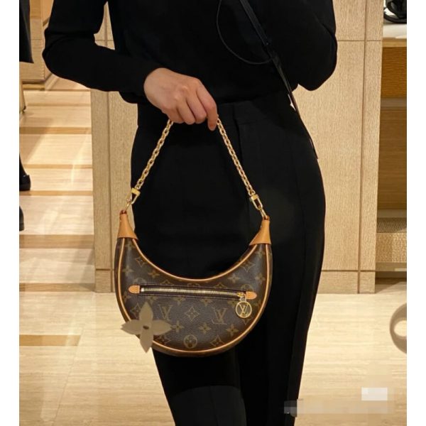 Louis Vuitton Monogram Canvas Loop Bag Replica M81098 - Image 17