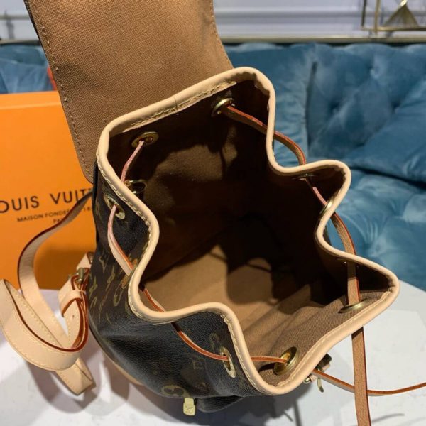 Replica LV Monogram Canvas Mini Montsouris Backpack M51137 - Image 9