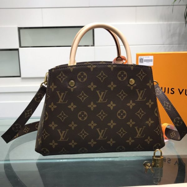 LV Monogram Montaigne BB Replica Handbag M41055 - Image 5