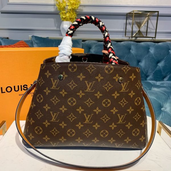 Louis Vuitton Monogram Canvas Montaigne MM Replica - Image 4