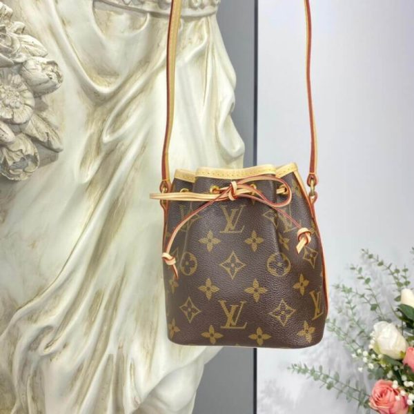 LV Monogram Canvas Nano Noe Replica Handbag M41346 - Image 6